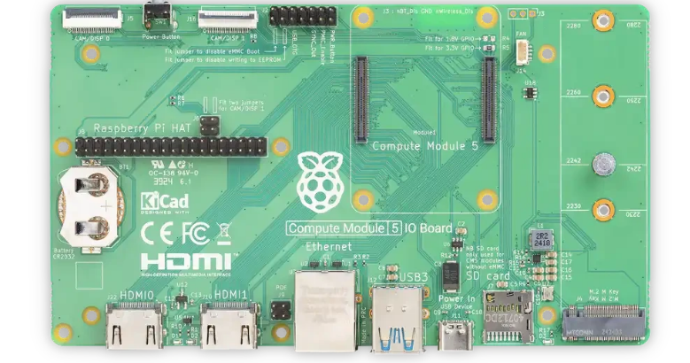Raspberry Pi Compute Module 5 IO board
